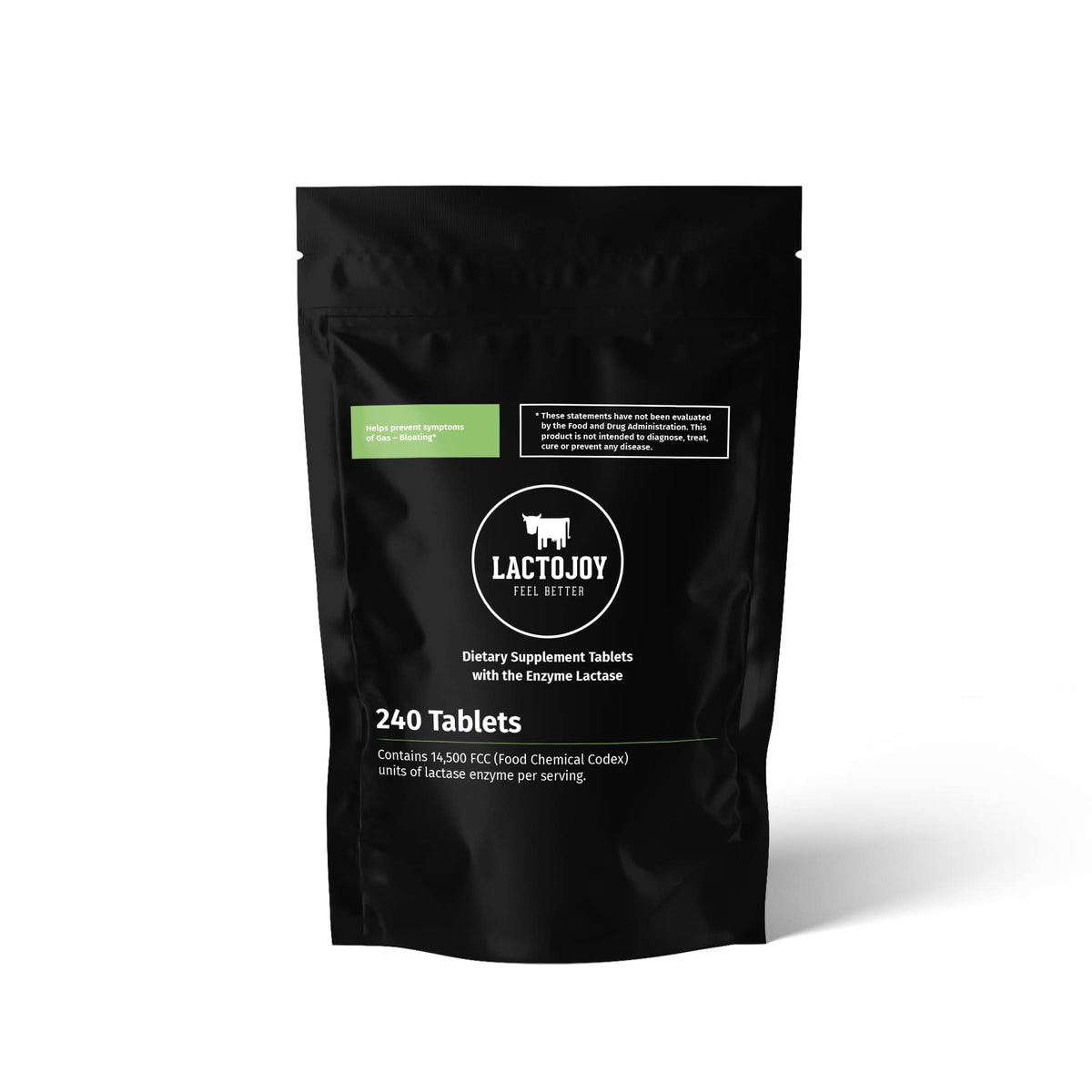 LactoJoy tablettes-lactase-14500 visibles, soutien possible après repas riches en lactose.
