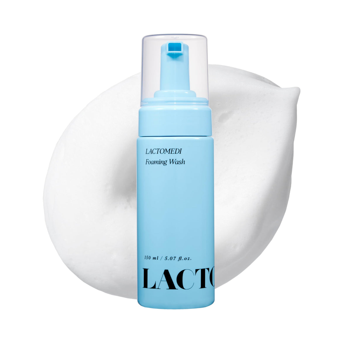LACTOMEDI mousse intime en pompe, douceur et confort quotidien.