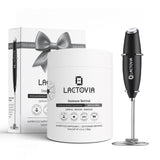 LACTOVIA colostrum bovin poudre — bouteille prête à l'emploi pour l'apport quotidien.