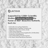 LACTOVIA colostrum bovin poudre — cuillère-dose pour dosage facile.