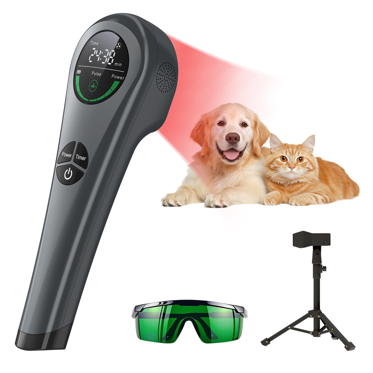 LAFCARE Appareil lumière rouge 650nm/808nm pour muscles et articulation.