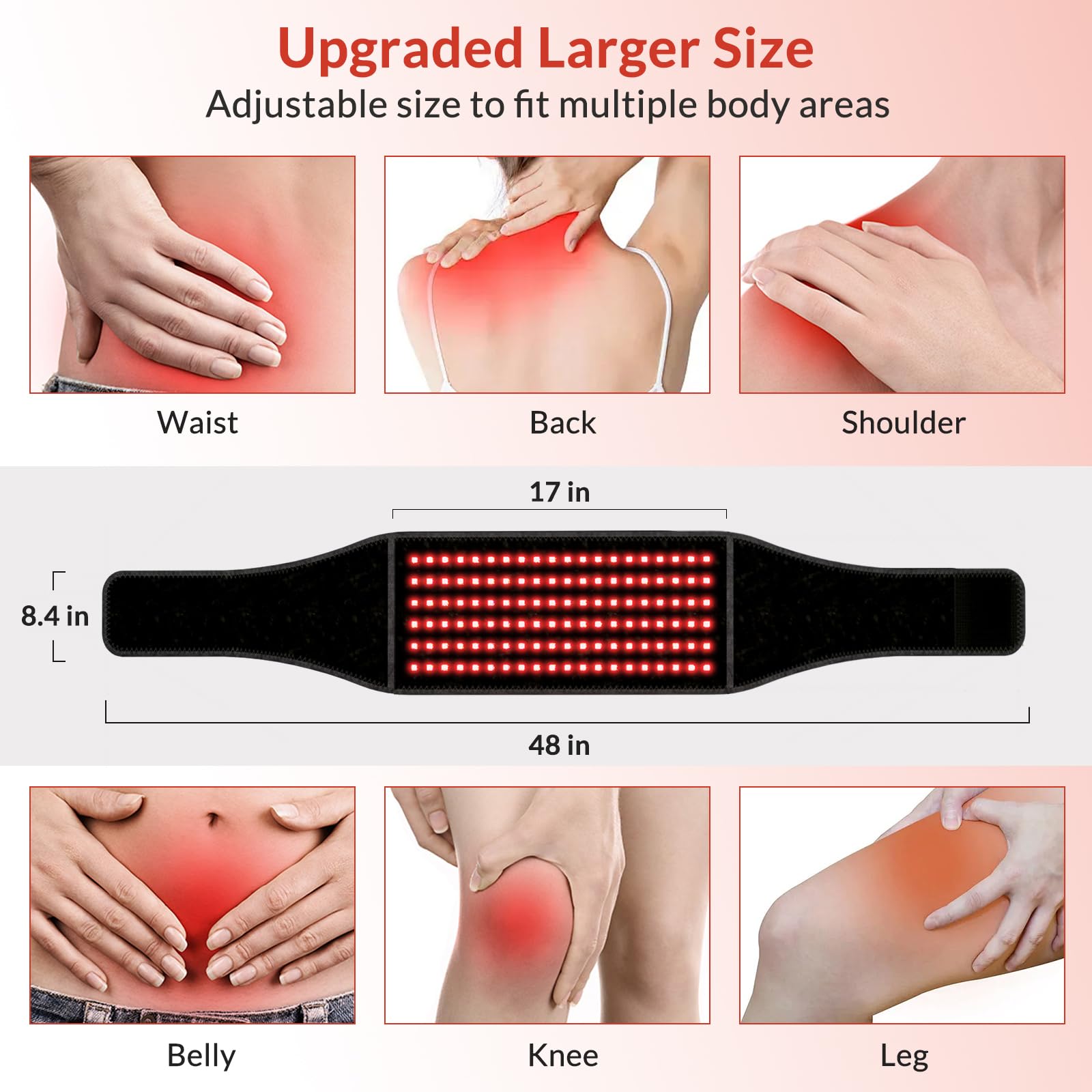 LAFCARE Minuteur intégré de la ceinture lumière rouge.
