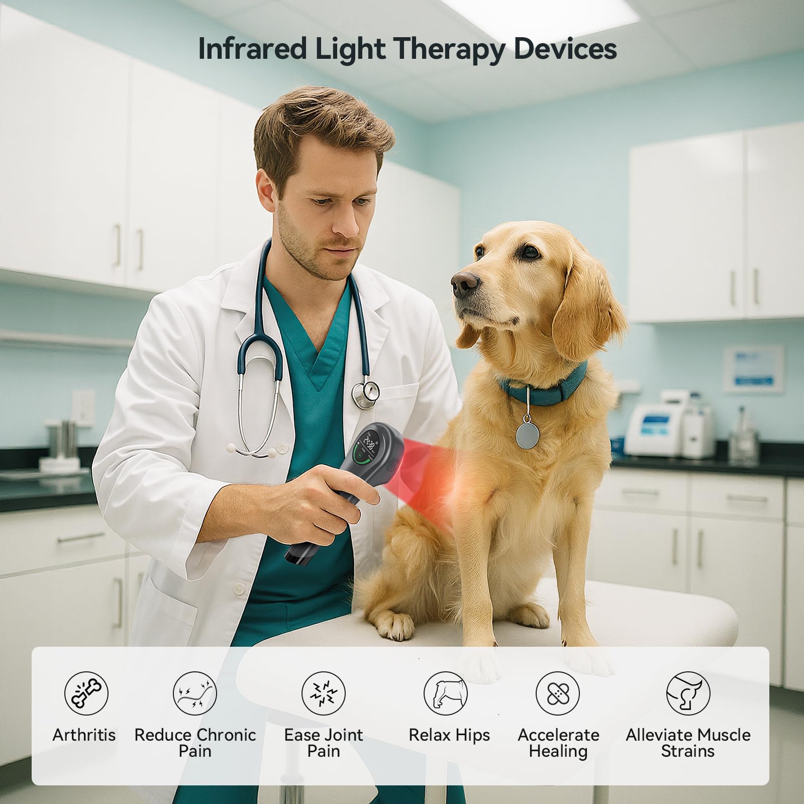 LAFCARE support mains libres et batterie longue durée pour séances sans fil.