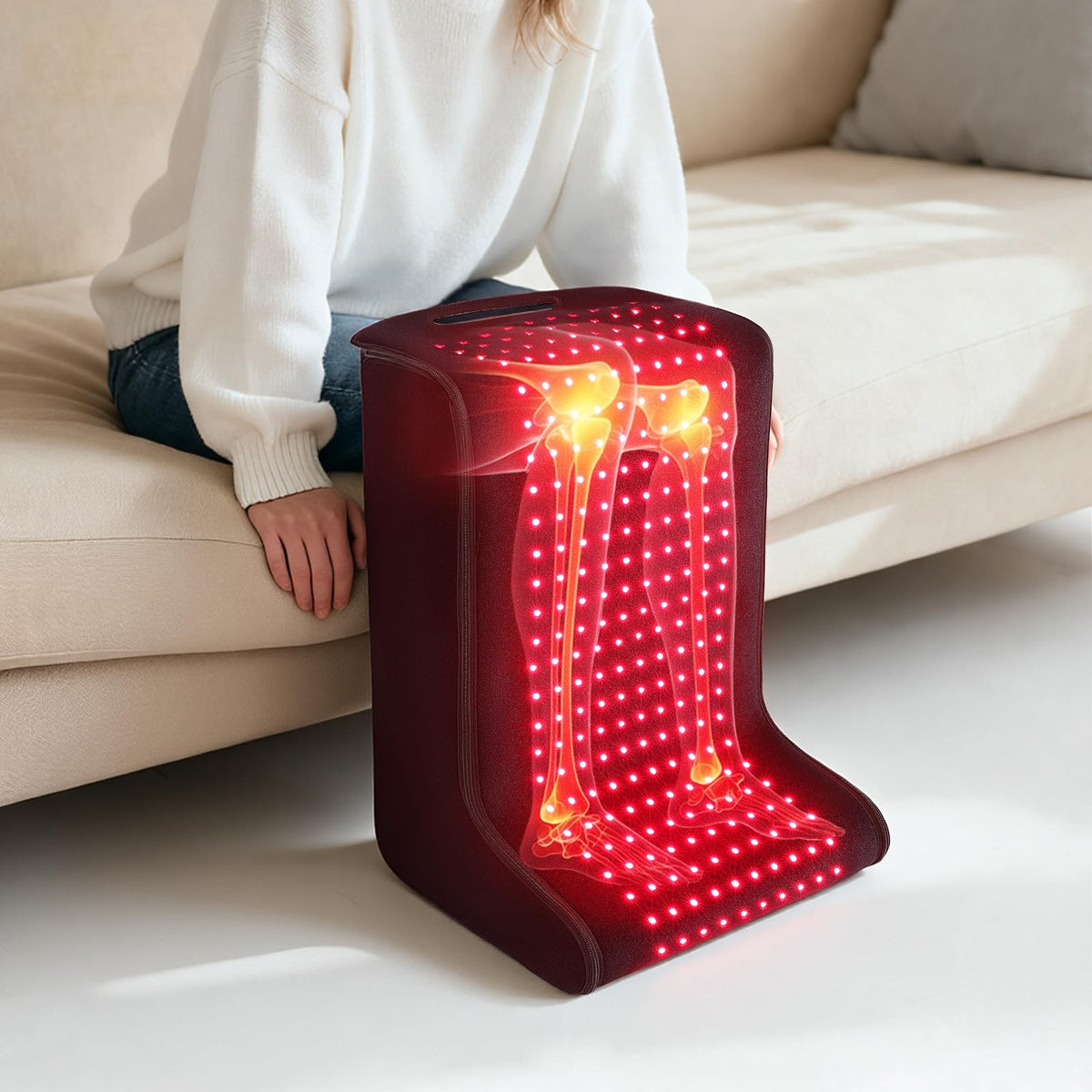 LAFCARE thérapie lumière rouge pour pied, effet ciblé et confort quotidien