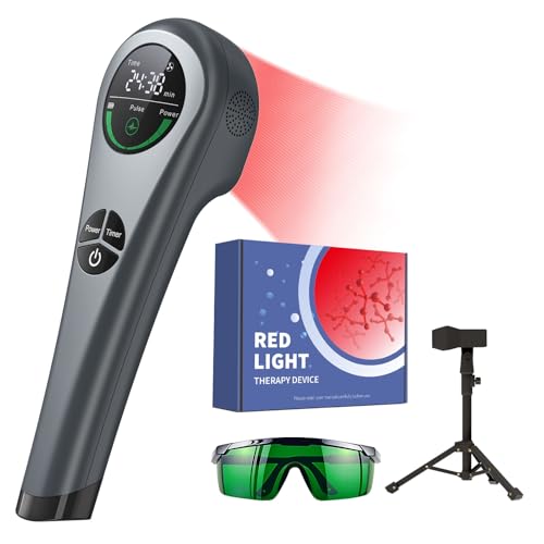 LAFCARE thérapie lumière rouge portative avec socle pour utilisation à domicile.