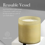 Verre soufflé par LAFCO New York Luxe 4-meches, parfum enveloppant et ambiance cosy.