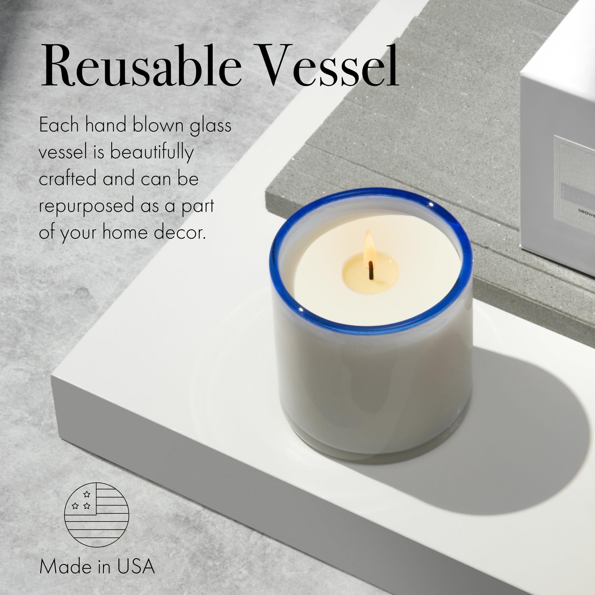 Bougie Fog & Mist de LAFCO New York: lilas de vallée et fraîcheur florale