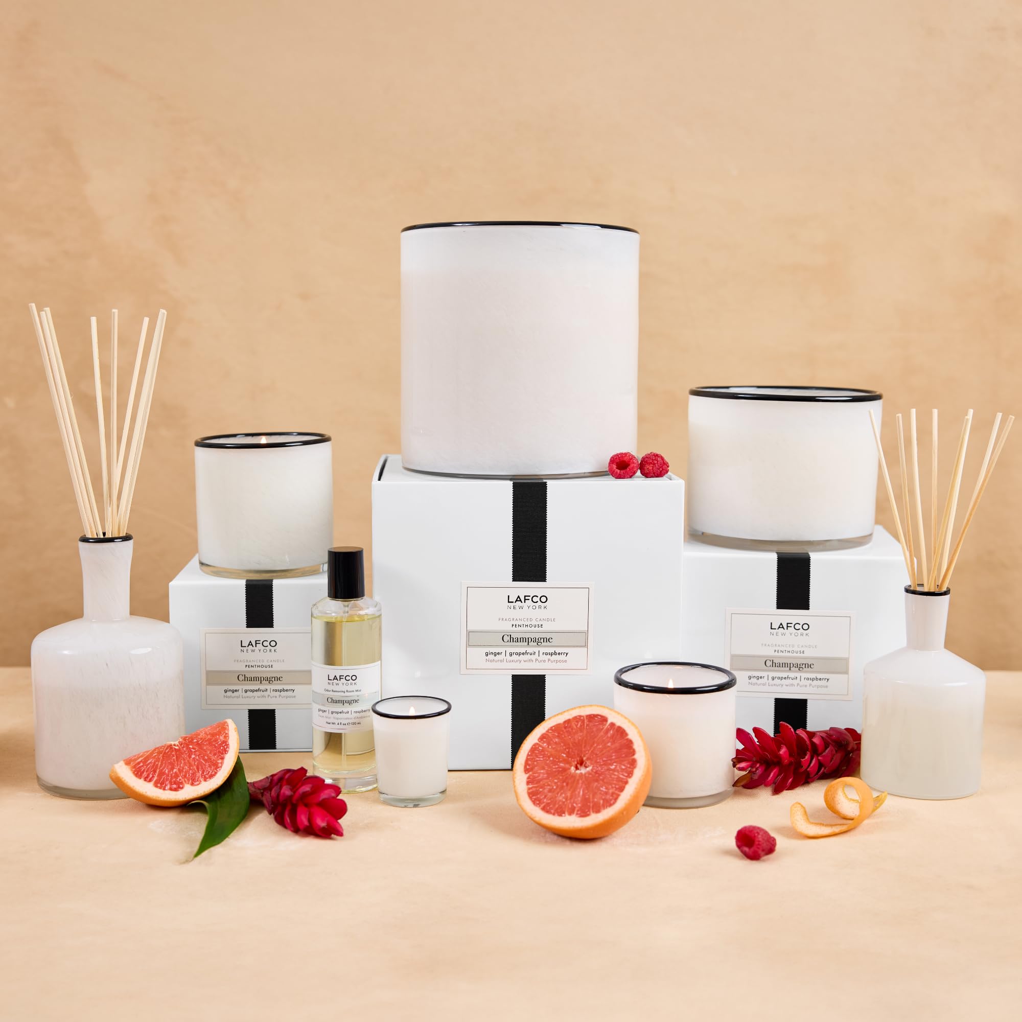 LAFCO New York Signature Champagne deco maison, accessoire de luxe