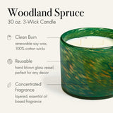 Vase en verre soufflé LAFCO New York, élément décoratif réutilisable