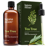 Lagunamoon Australian Tea Tree Oil — bouteille XXL avec drops, prêt pour aromathérapie et DIY.