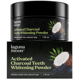 Lagunamoon Charbon actif Dents Poudre 50 g pour éclaircissement doux.