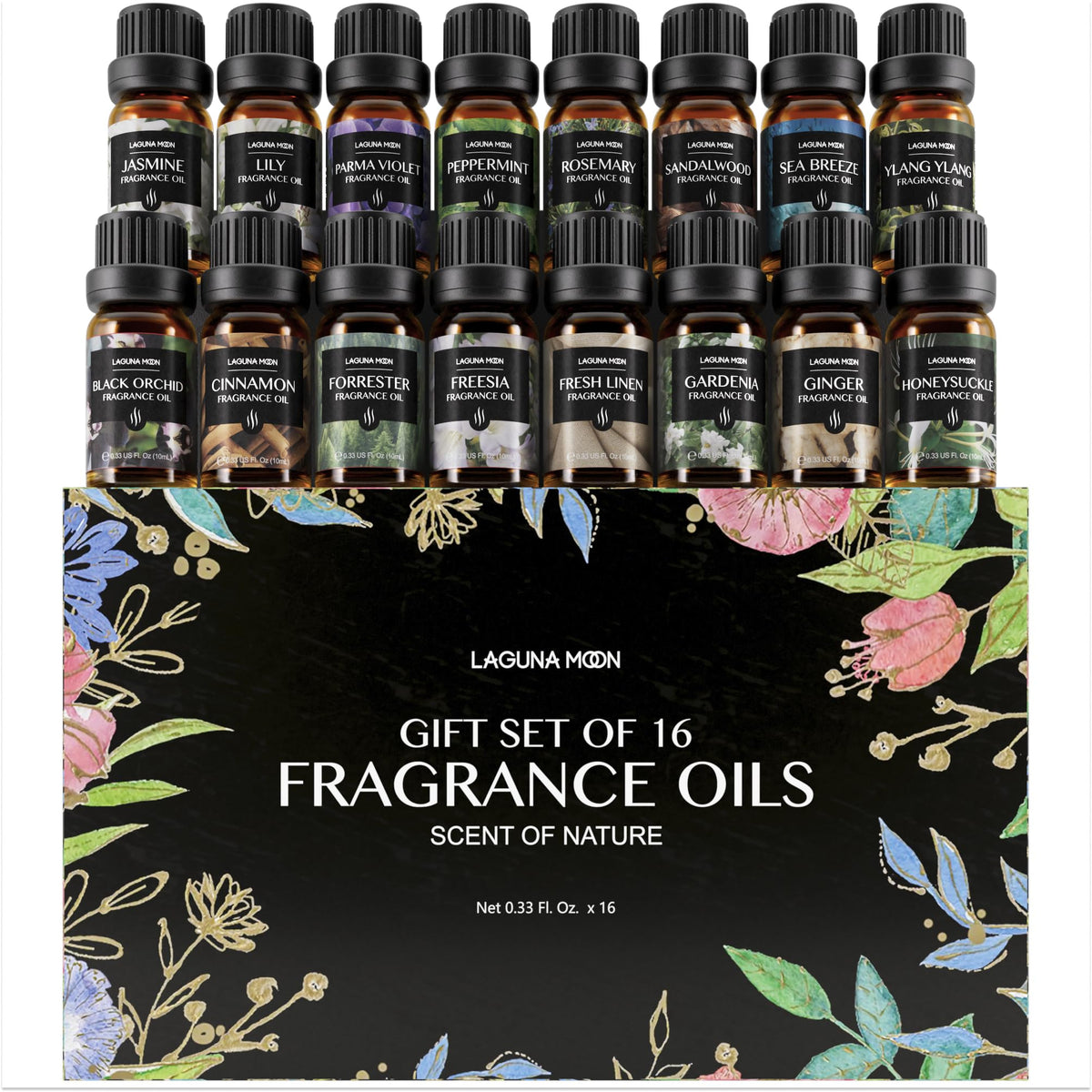 LagunaMoon ensemble huiles fragrance pour diffuseur, personnalise l'ambiance.