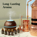 Huile Lagunamoon menthe poivrée 10 ml, revitalisante pour inhalation.