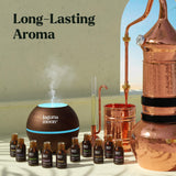 Flacons Lagunamoon huiles essentielles pour diffuseur et aromathérapie.