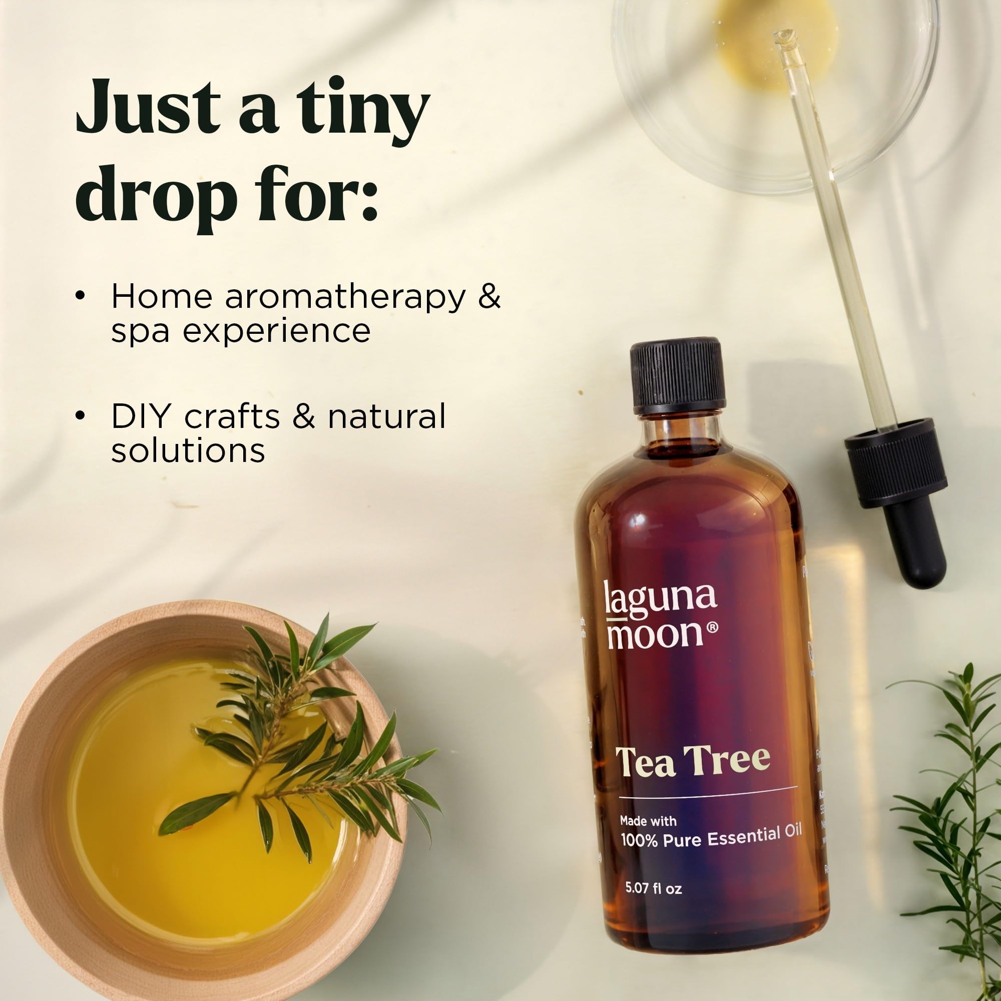 Lagunamoon Tea Tree Oil — huile pour bougies aromatiques et parfums d'ambiance.