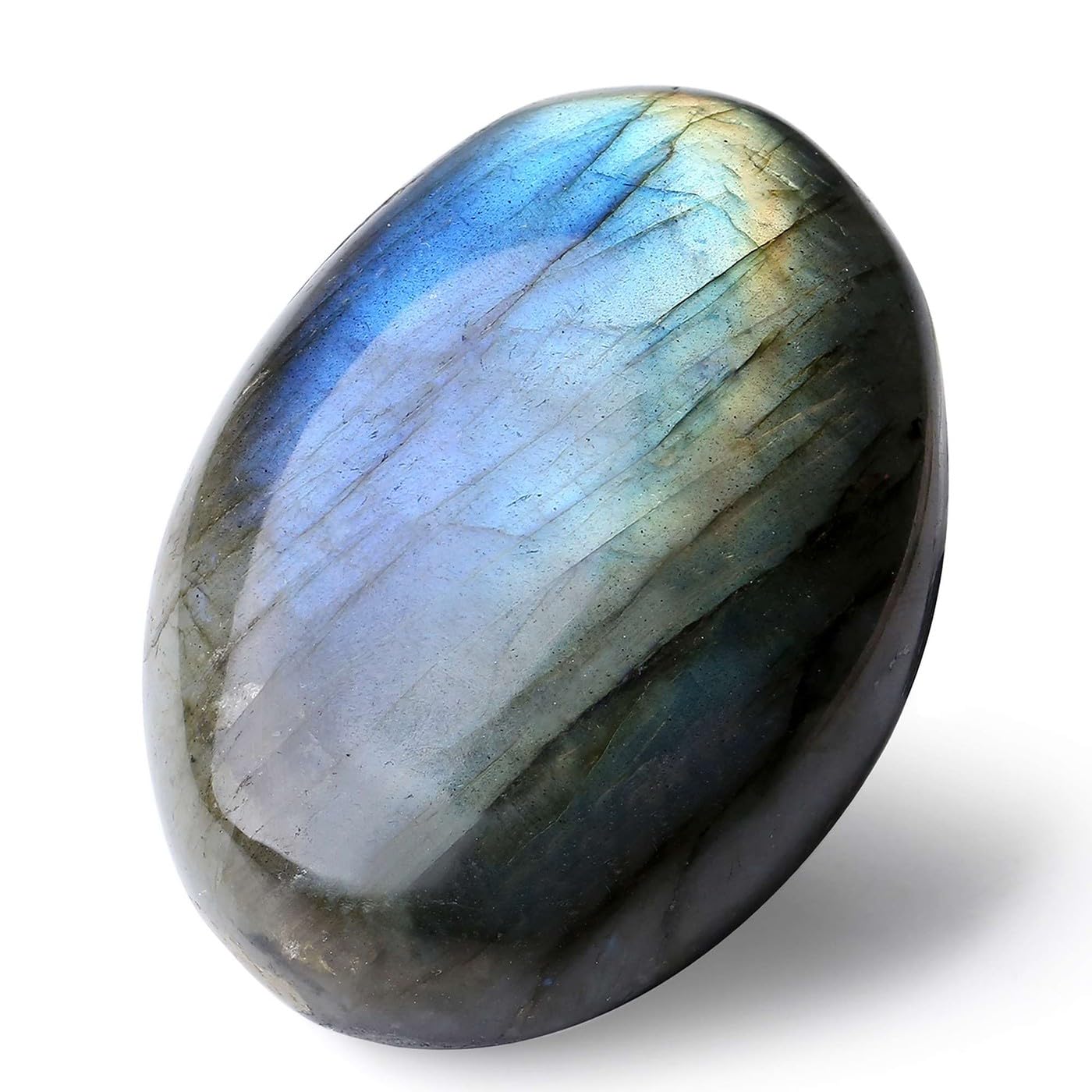 LAIDANLA Labradorite, pierre paume grand format, favorise calme et concentration.