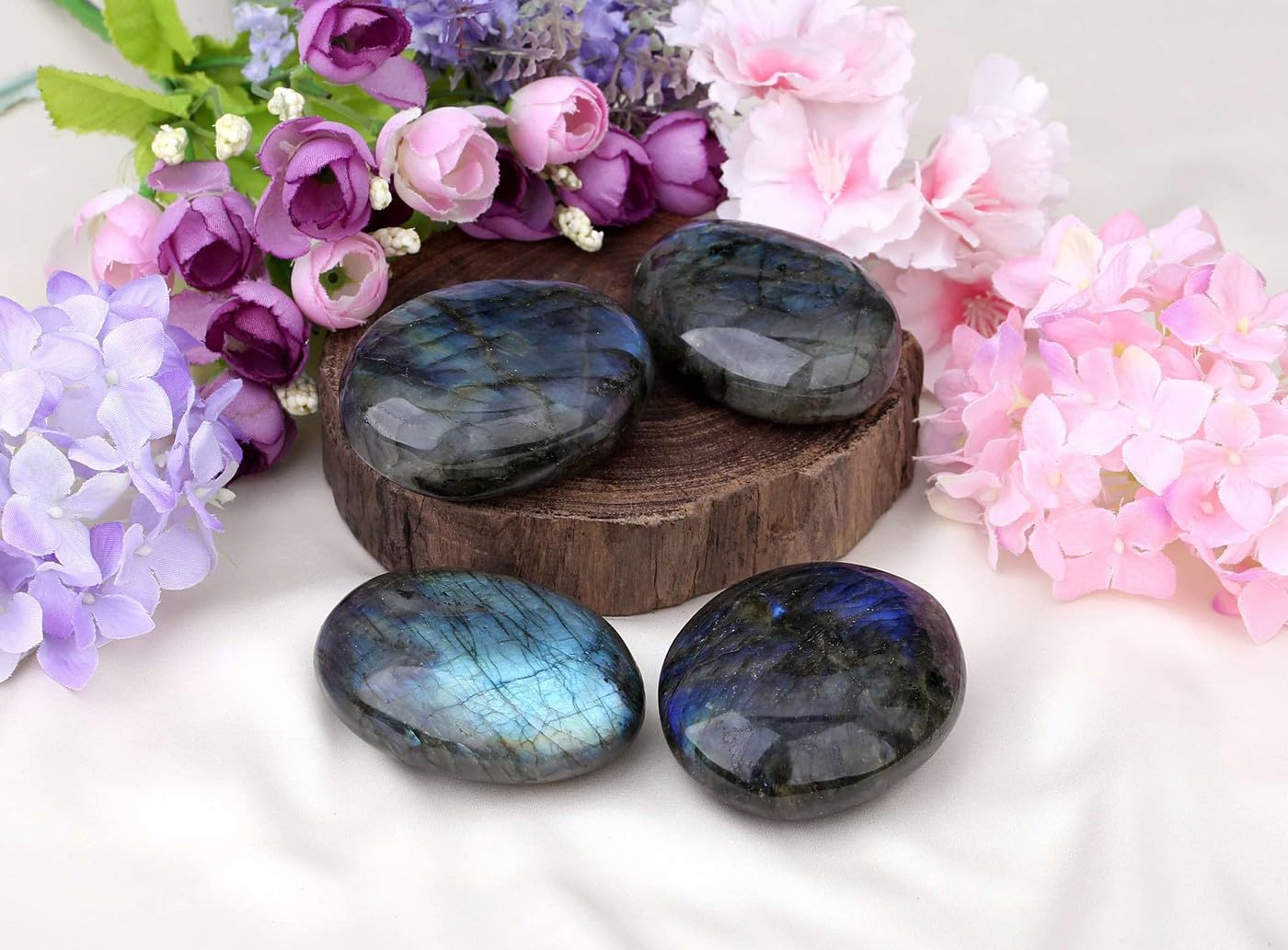 LAIDANLA Labradorite, pierre portable idéale pour la poche ou le sac.