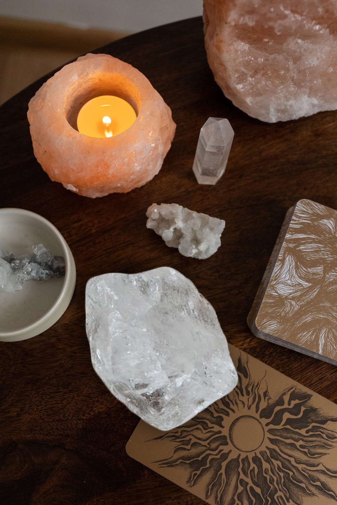 Laidanla quartz clair brut 230-250 g, idéal pour bijoux et créations artisanales