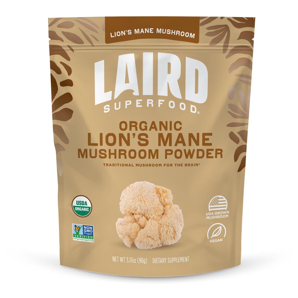 Laird Superfood Poudre Crinière de Lion pour la concentration et la clarté mentale