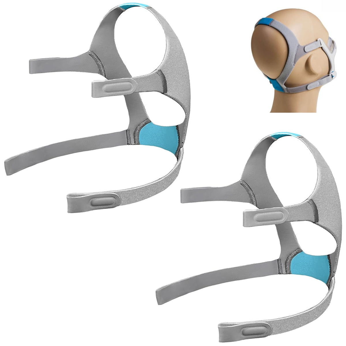 LALASTAR sangle tête N20, premier plan, confort immédiat et ajustement personnalisé.