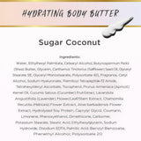 LaLicious Beurre corporel sucre de coco – emballage pratique pour le voyage.