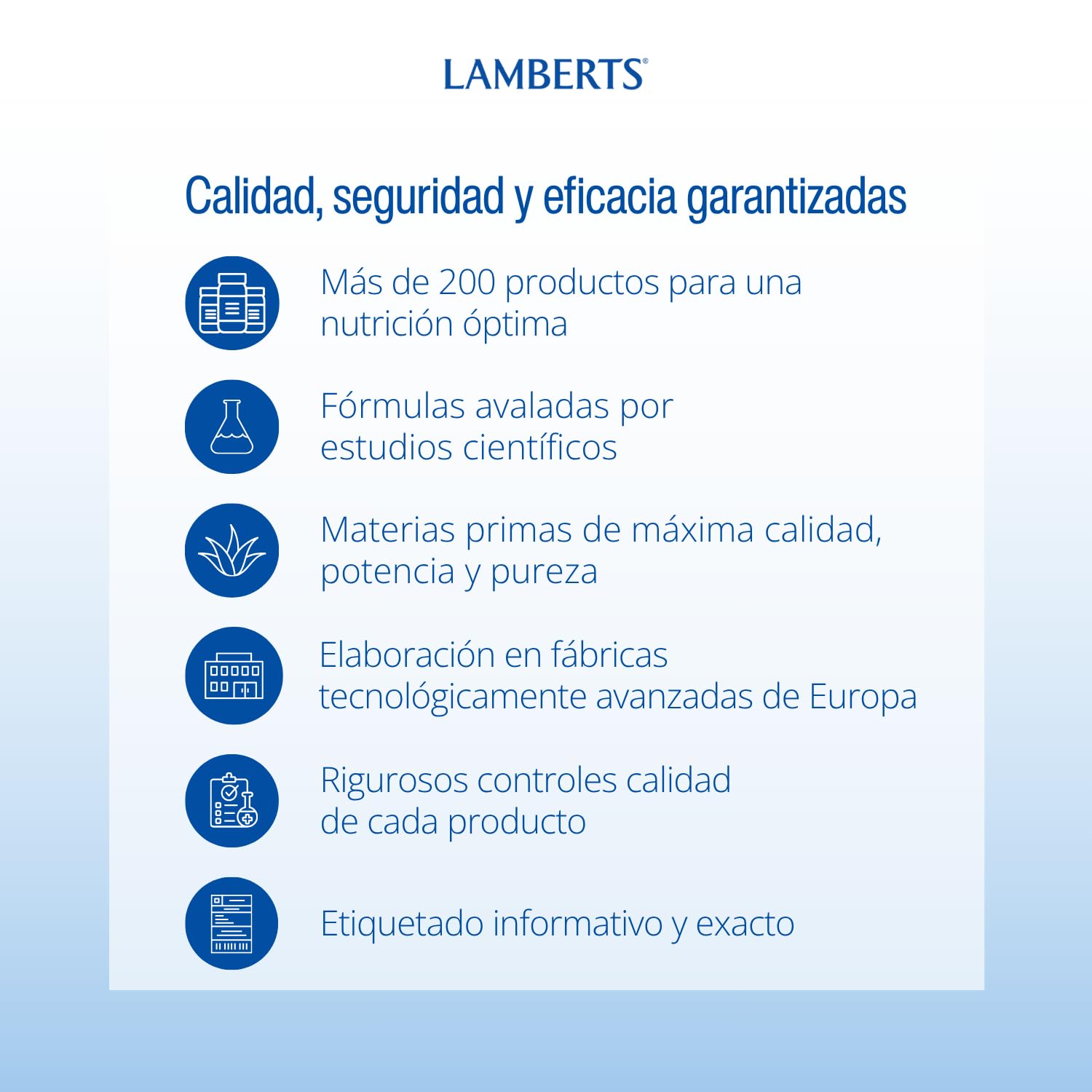 Lamberts L-Histidine HCl 500 mg - étui d’emballage clair et informatif.