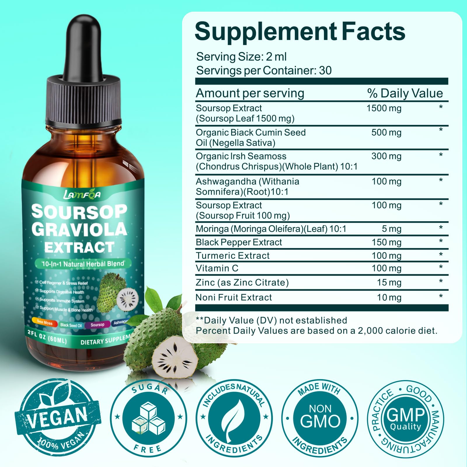LAMFQA Vitamine C Fibres Naturelles – soutien digestif et immunitaire dans une formule végétalienne.