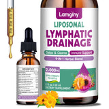 Lamginy Gouttes Drainage Lymphatique - bouteille prête à l’emploi pour soutenir le drainage lymphatique.