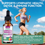 Lamginy Gouttes Drainage Lymphatique – herbes variées visibles pour une routine bien-être.