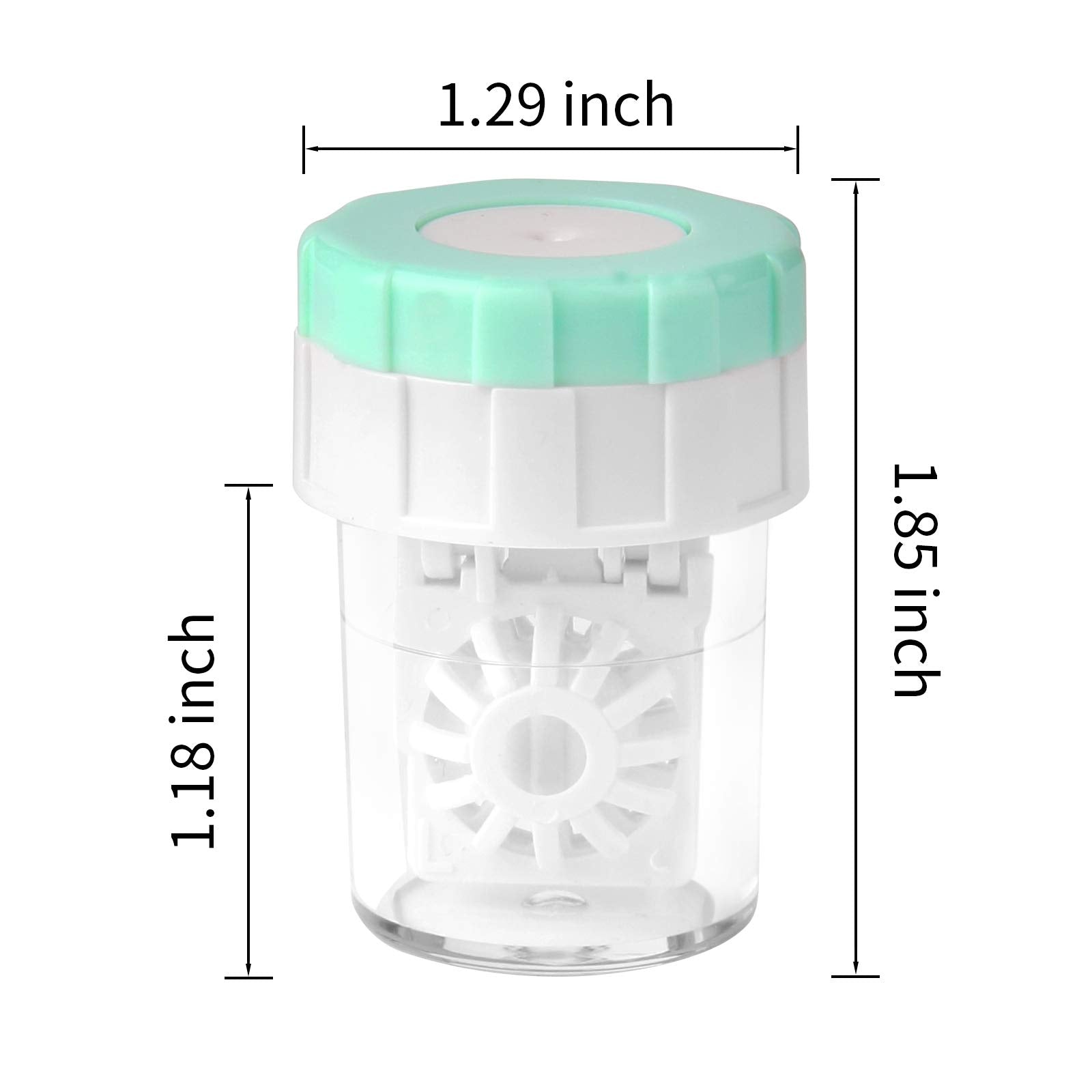 Lamoutor etui-plastique-nettoyage-lentilles : rangement pratique pour le voyage.