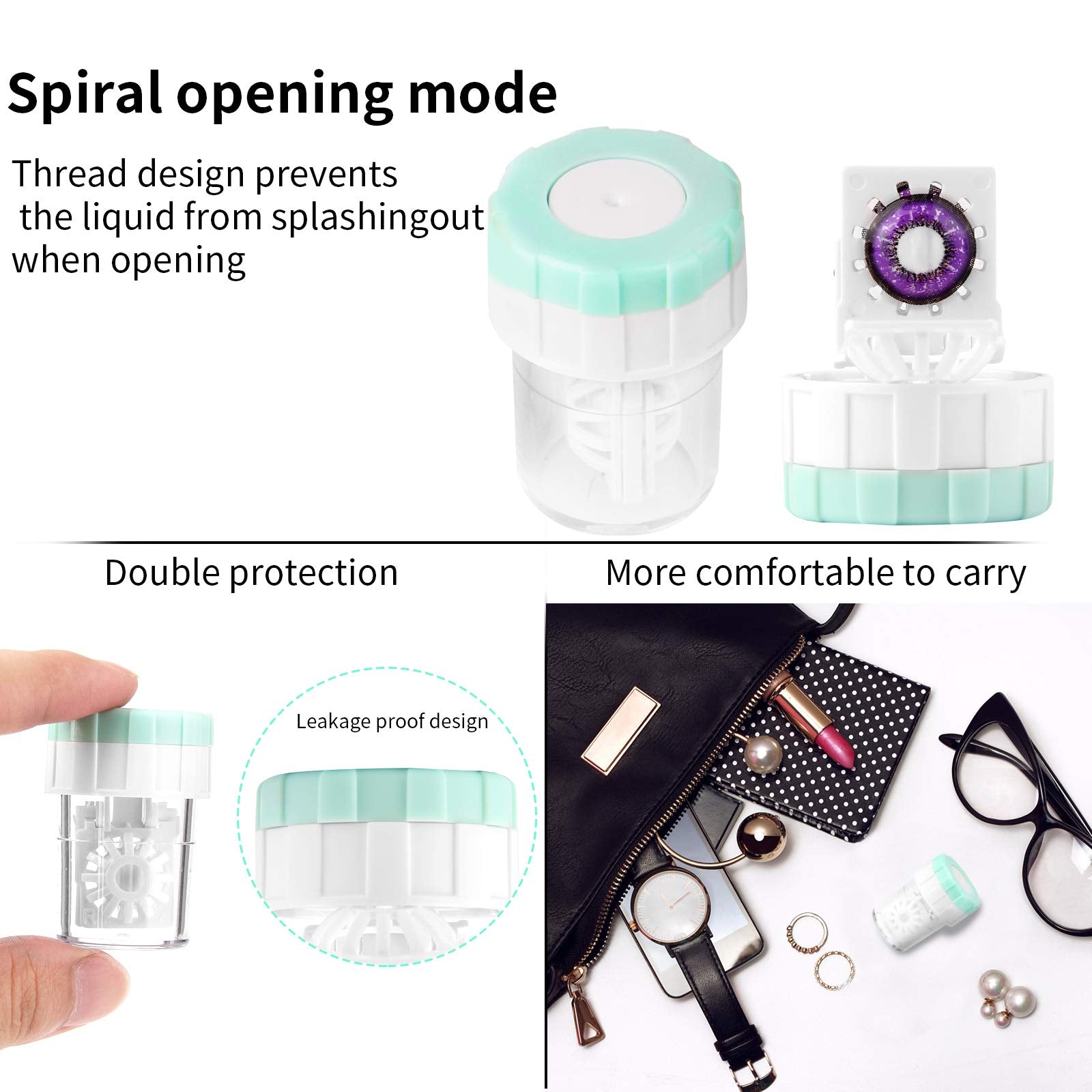 Lamoutor portable-nettoyeur-lentilles-de-voyage : idéal pour le déplacement.