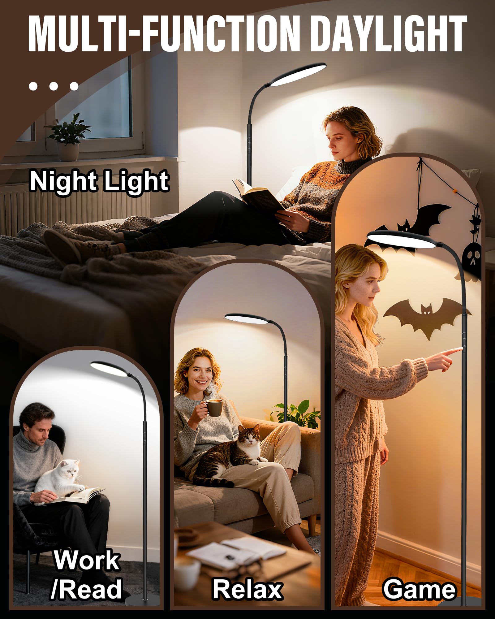LanAqua lampe, minuterie 30/60 minutes pour des séances régulières.