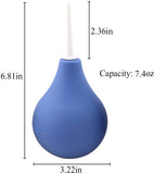Lancsdom bulbe d’irrigation 7,4 oz, capacité pratique pour une irrigation efficace.