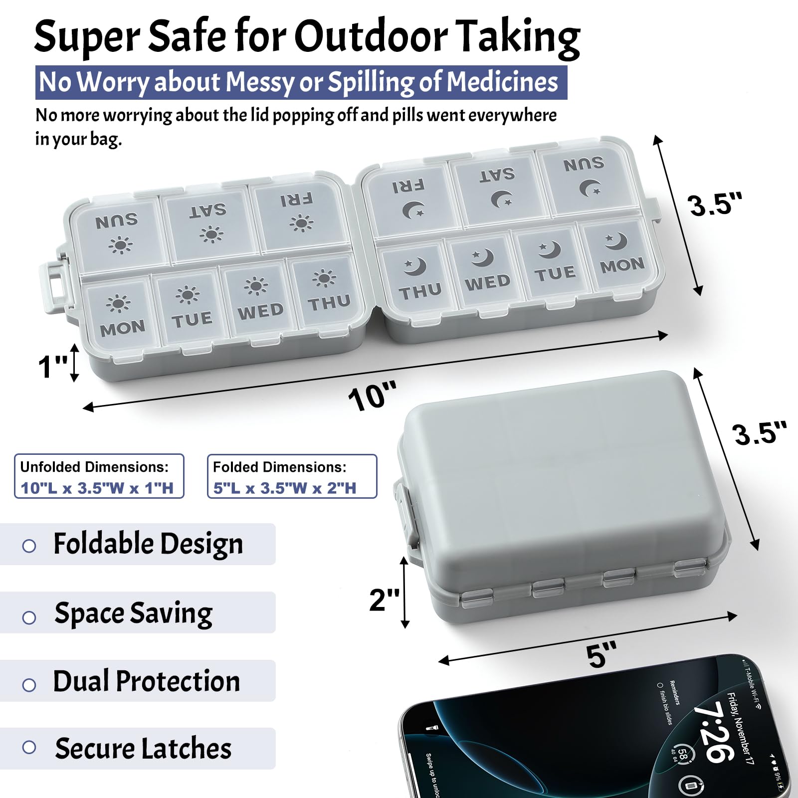 LANDNEOO design-compact-portable idéal pour emporter et gagner de l'espace