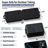 LANDNEOO Design pliable compact portable pour emporter vos pilules en voyage