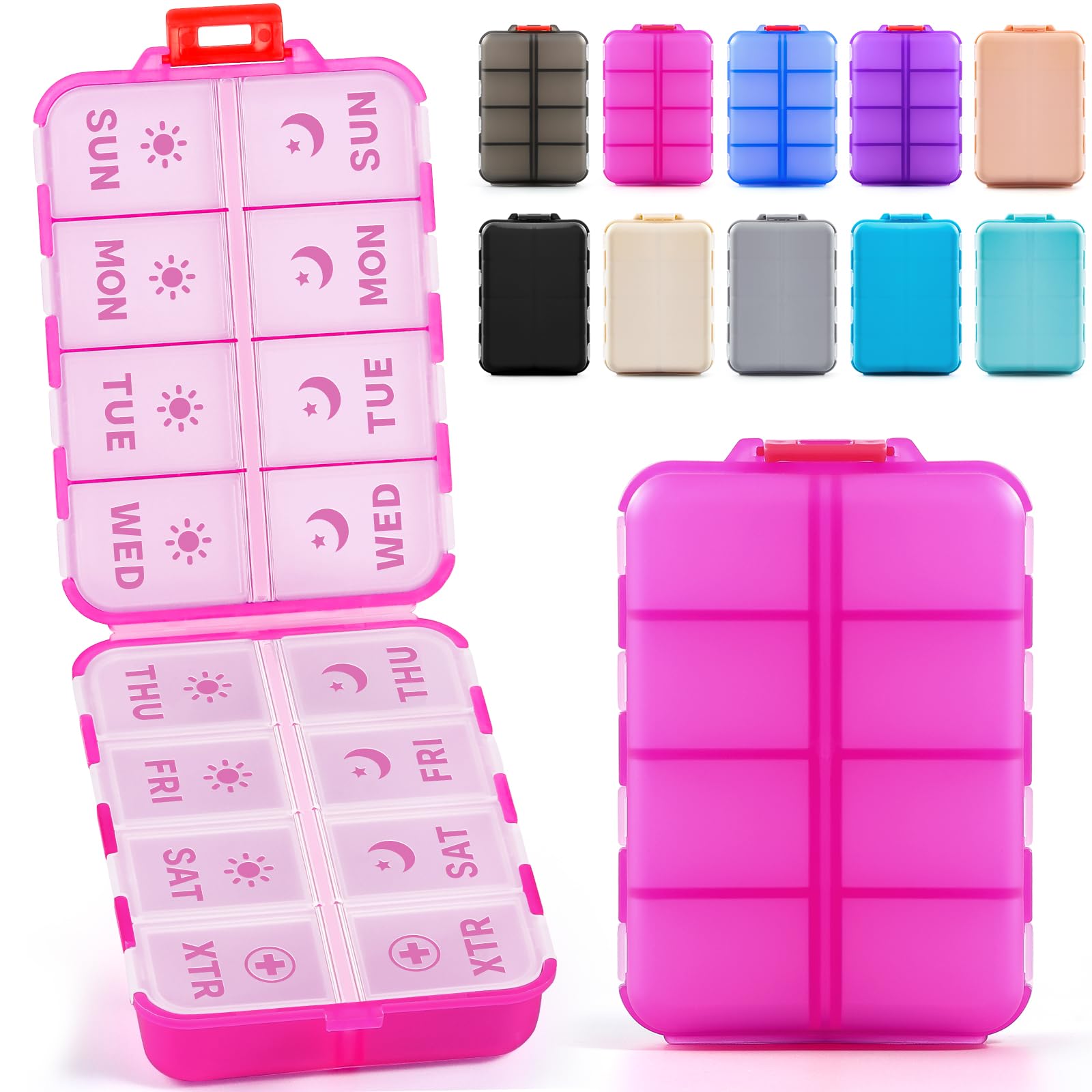 LANDNEOO rangement pour médicaments non quotidiens, accès rapide.