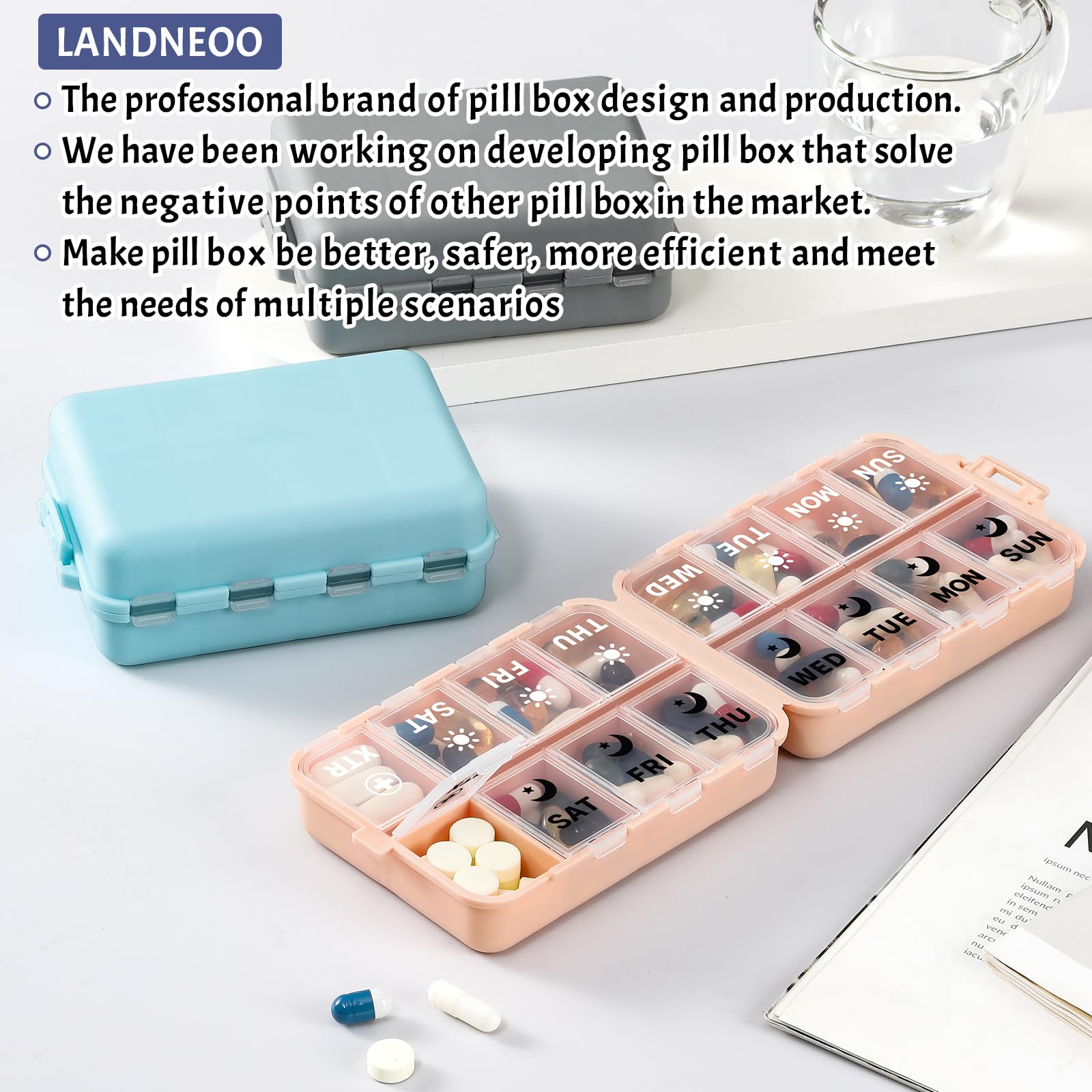 LANDNEOO Utilisation quotidienne légère et pratique à domicile, au bureau ou en voyage.