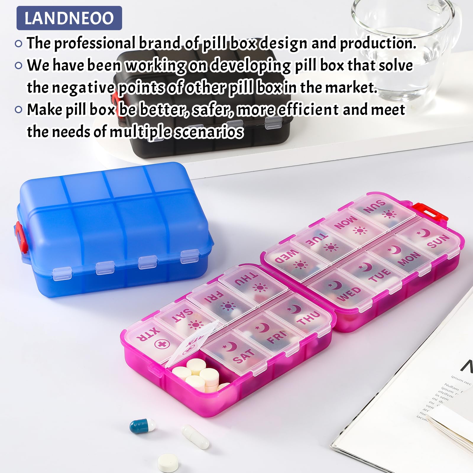 LANDNEOO organisation compacte, parfait pour la maison et le bureau.