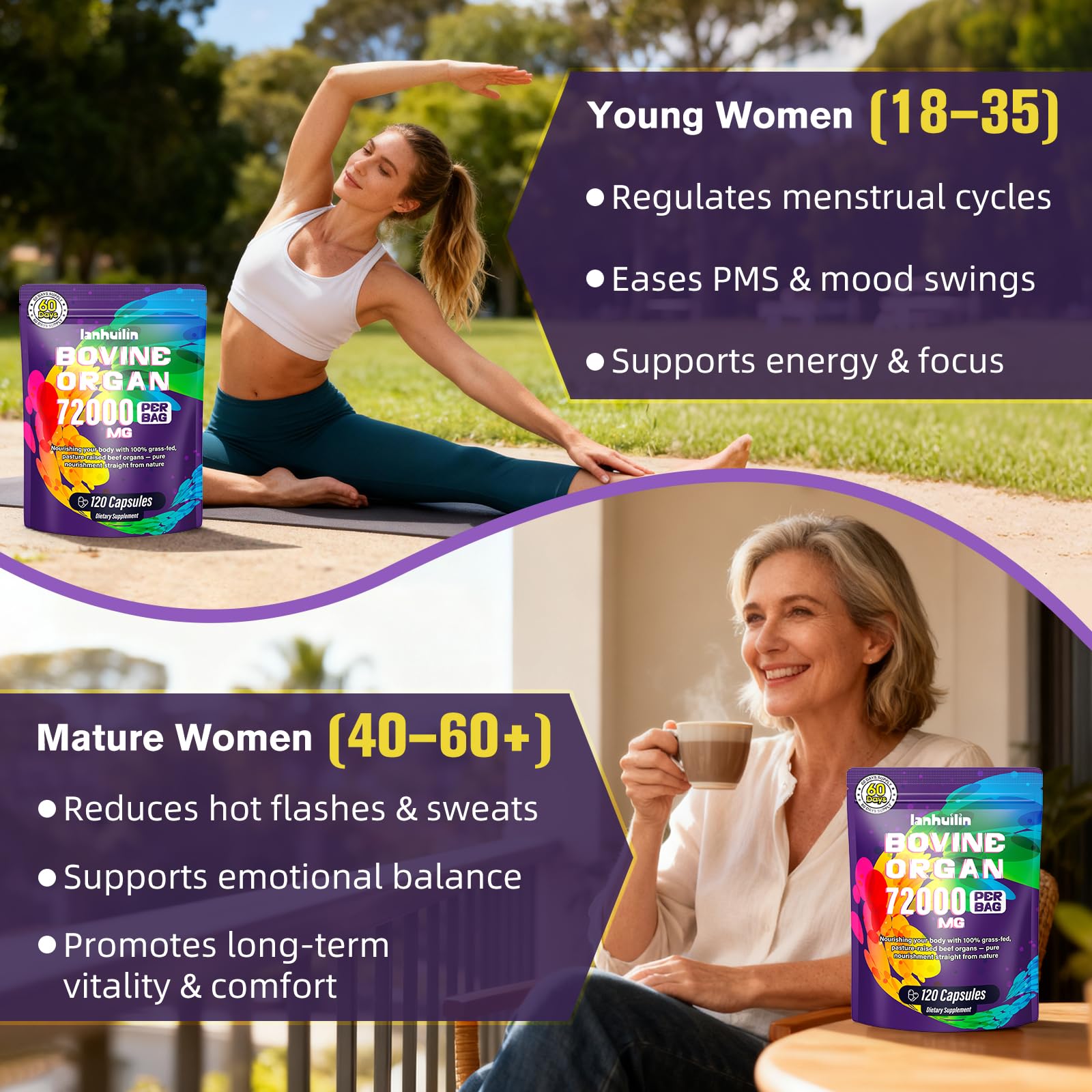 Lanhuilin nutriments B12 et CoQ10 – composants clés pour l’énergie.
