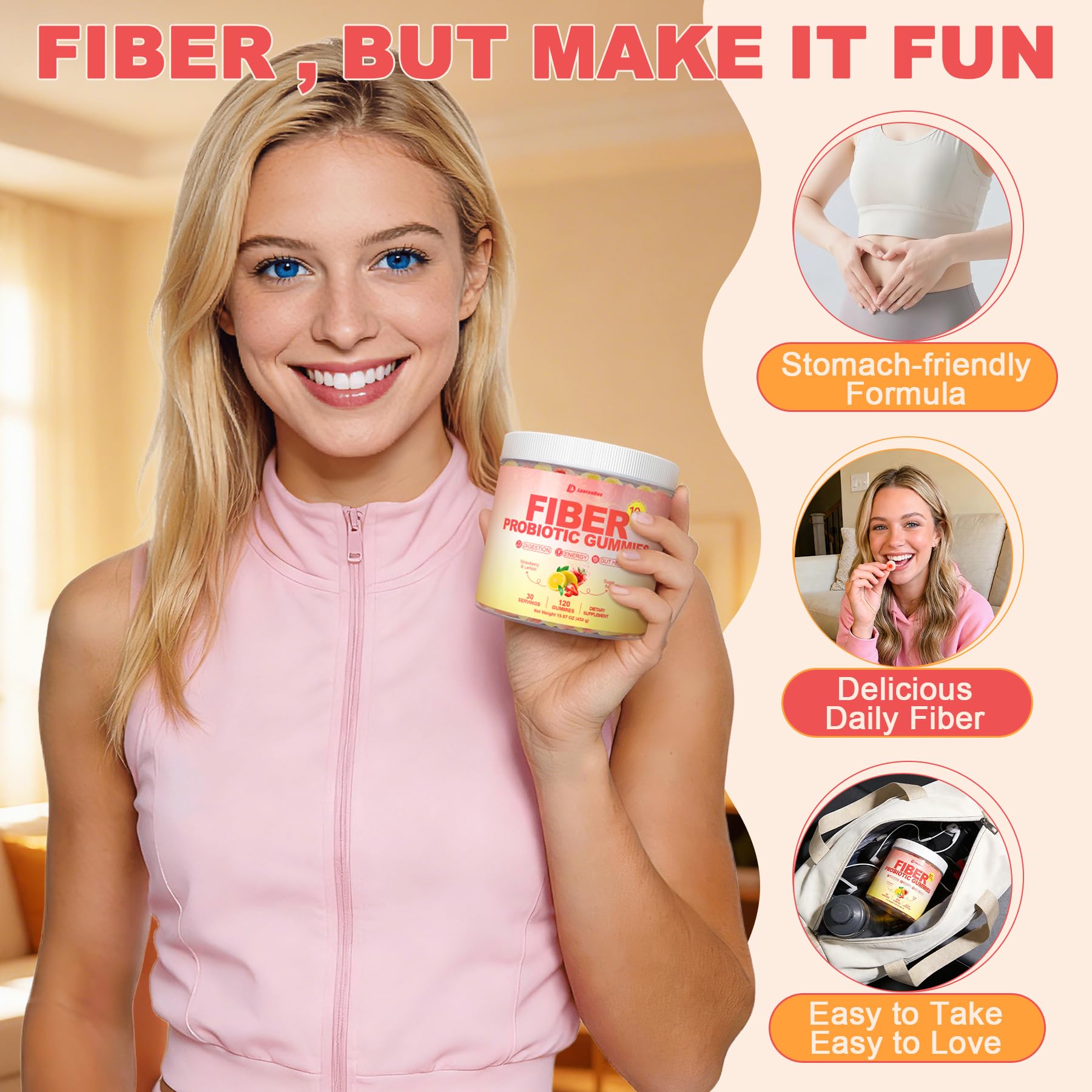 LanranBee – texture douce des gommes, expérience de consommation agréable.