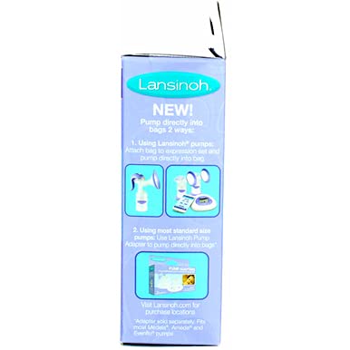 Sacs Lansinoh de stockage lait maternel, maintien du lait frais pour usage prolongé.
