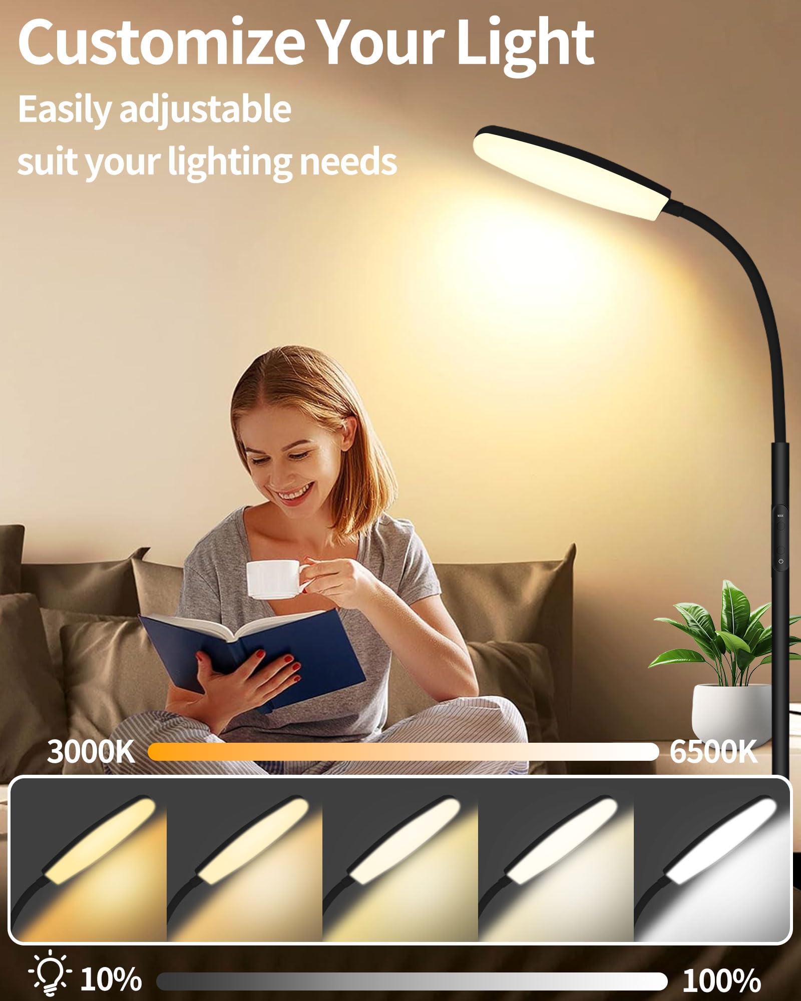 Réglages LanSuper : dix niveaux d’intensité pour adapter la lumière