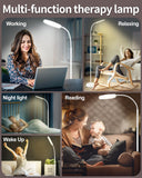LanSuper lampe thérapie horloge programmable, programme simple des sessions