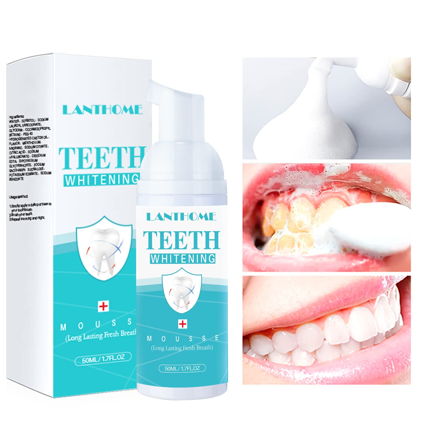 Lanthome Mousse: formule douce sans fluor ni colorants artificiels