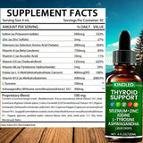 LANZF gouttes iode et zinc, soutien thyroïde quotidien.