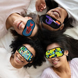 Masque LAPOHI avec support nasal, bloquant légèrement la lumière.