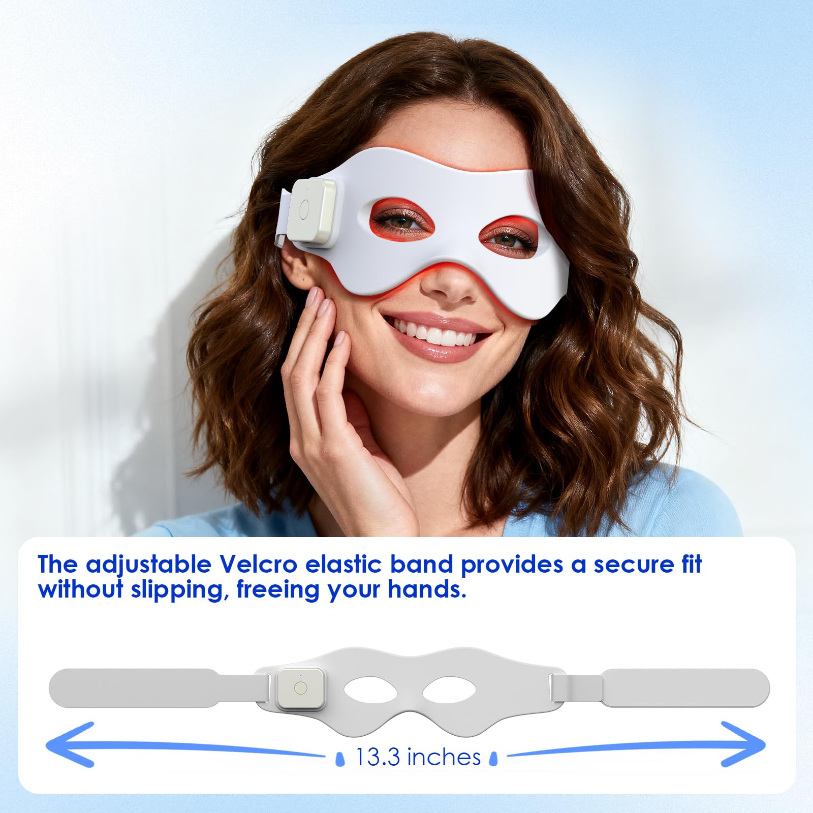 Contrôle tactile unique LaseLocks pour démarrer facilement les sessions lumineuses.