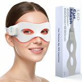 Masque LaseLocks émettant 605nm orange autour des yeux, pour une sensation de fraîcheur.
