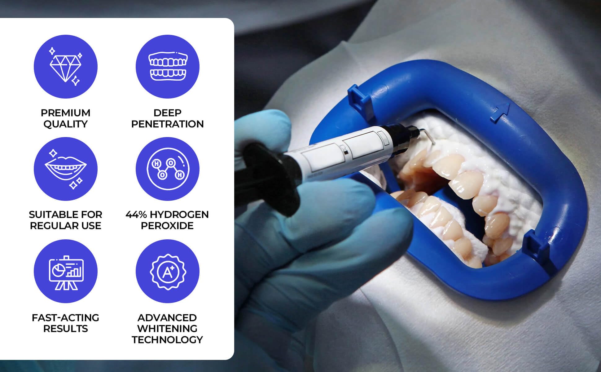 Laser Glow utilisation facile et pratique avec la seringue
