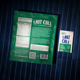 Last Call emballage portable pratique pour voyages et sorties.